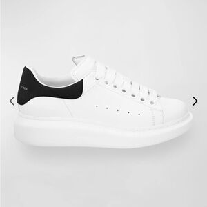Alexander McQueen White and Black Sneakers